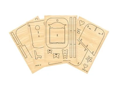 Pebaro Laubsägevorlage Vogelhaus II, 399/2S 4 Pebaro Laubsägevorlage Vogelhaus II, 399/2S – Bild 2