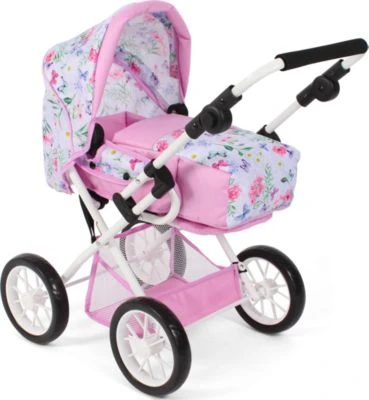 CHIC 2000 Kombi-Puppenwagen LENI, Flowers 3 CHIC 2000 Kombi-Puppenwagen LENI, Flowers