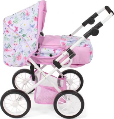 CHIC 2000 Kombi-Puppenwagen LENI, Flowers 4 CHIC 2000 Kombi-Puppenwagen LENI, Flowers – Bild 2