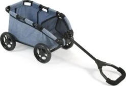 CHIC 2000 Puppen-Ziehwagen SKIPPER, Jeans Blue