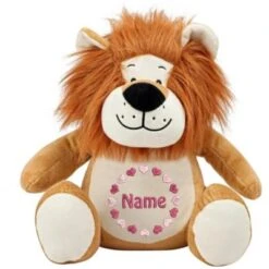 Elefantasie Stofftier Löwe Mit Namen Bestickt Personalisiert