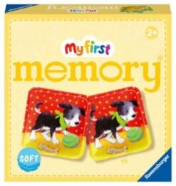 Ravensburger - 20998 - My First Memory® Plüsch - Das Klassische Gedächtnisspiel Mit 24 Stoff-Karten Und Süßen Tierkindern, Spielzeug Ab 2 Jahre