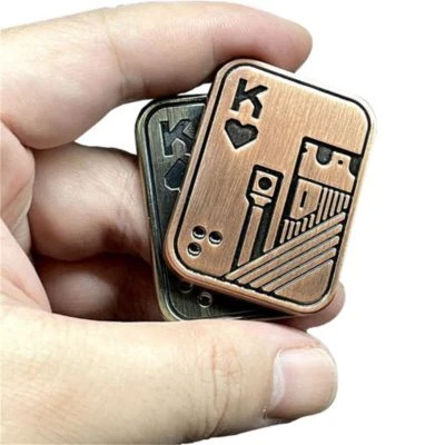 Vicabo Metall Poker Fidget Slider Spielzeug Geschicklichkeitsspiele Für Kinder 4 Vicabo Metall Poker Fidget Slider Spielzeug Geschicklichkeitsspiele Für Kinder – Bild 2