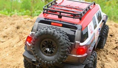 Amewi Dirt Climbing SUV Race Crawler 4WD 1:10 RTR Weiß/rot 5 Amewi Dirt Climbing SUV Race Crawler 4WD 1:10 RTR Weiß/rot – Bild 3
