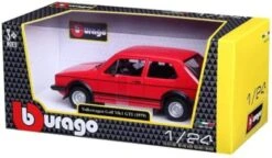 Bburago Modellauto VW Golf 1 GTI 1979 (rot, Maßstab 1:24) -Spielzeug Rabatte Geschäft 28777552 04