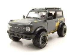 Maisto Modellauto Design Ford Bronco Badlands Toyo Tires '21 (schwarz, Maßstab 1:24)