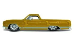 Maisto Modellauto Design Chevrolet El Camino Lowrider '65 (gold, Maßstab 1:24)
