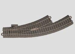 Märklin H0 24671 Bogenweiche Links Innenbogen: R1 = 360 Mm / 30°. Außenbogen: 30°