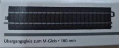 Märklin H0 24951 Übergangsgleis Spur M 1 Gleis