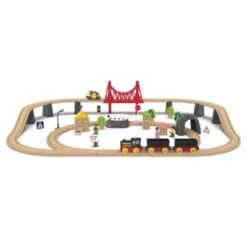 Syntek Bauklötze Für Kinder Selbstgebauter Magnetischer Zug Für Kinder Mit Holzschienen -Spielzeug Rabatte Geschäft 29039293 03
