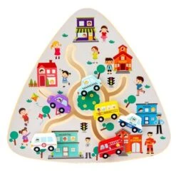 Kinder-Labyrinth-Spielzeug Hölzernes Kinder-Labyrinth-Laufbahnspiel -Spielzeug Rabatte Geschäft 29087362 02