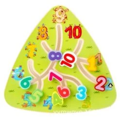 Kinder-Labyrinth-Spielzeug Hölzernes Kinder-Labyrinth-Laufbahnspiel -Spielzeug Rabatte Geschäft 29087362 04