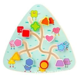 Kinder-Labyrinth-Spielzeug Hölzernes Kinder-Labyrinth-Laufbahnspiel -Spielzeug Rabatte Geschäft 29087362 05