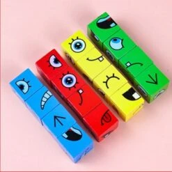 Syntek Interaktives Spielzeug Für Eltern Und Kinder Interaktives Eltern-Kind-Spielzeug Mit Rubik's Cube, Der Das Gesicht Verändert -Spielzeug Rabatte Geschäft 29139500 04