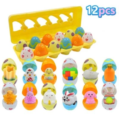 Vetaka 12 Ostereier + 12 Squishy-Spielzeug Set Für Kinder 3 Vetaka 12 Ostereier + 12 Squishy-Spielzeug Set Für Kinder