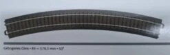 Märklin H0 24430 Gebogenes C-Gleis Radius 579,3 MM,30 GR 1 Gleis