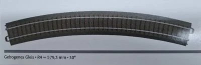 Märklin H0 24430 Gebogenes C-Gleis Radius 579,3 MM,30 GR 1 Gleis 3 Märklin H0 24430 Gebogenes C-Gleis Radius 579,3 MM,30 GR 1 Gleis