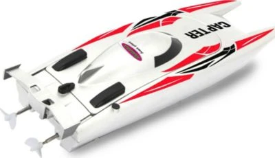 Jamara Capter Speedboot Weiß/rot Li-Ion 7,4V 2,4GHz 4 Jamara Capter Speedboot Weiß/rot Li-Ion 7,4V 2,4GHz – Bild 2