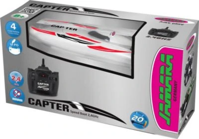 Jamara Capter Speedboot Weiß/rot Li-Ion 7,4V 2,4GHz 7 Jamara Capter Speedboot Weiß/rot Li-Ion 7,4V 2,4GHz – Bild 5