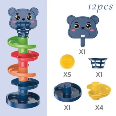 Vetaka Montessori Spielzeug Kugelbahn Für Kinder 3 Vetaka Montessori Spielzeug Kugelbahn Für Kinder