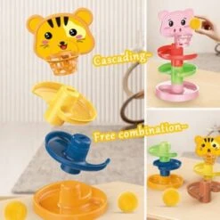 Vetaka Montessori Spielzeug Kugelbahn Für Kinder 11 Vetaka Montessori Spielzeug Kugelbahn Für Kinder -Spielzeug Rabatte Geschäft 29311429 04