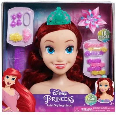 Just Play Schminkkopf Disney Princess Basic Ariel Styling Head 6 Just Play Schminkkopf Disney Princess Basic Ariel Styling Head – Bild 4