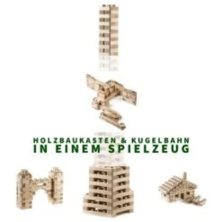 Baumkinder Kugelbahn Holz "K2" Mit Stecksystem (136 Teile) - Eine Murmelbahn Die Standhält! -Spielzeug Rabatte Geschäft 29465011 06