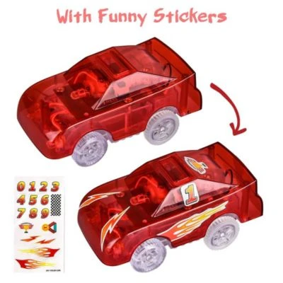 Vetaka Tracks Auto Mit 5 LED Lichter Für Kinder 7 Vetaka Tracks Auto Mit 5 LED Lichter Für Kinder – Bild 5