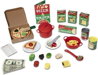 Melissa & Doug Deluxe Pizza & Pasta Spielset 3 Melissa & Doug Deluxe Pizza & Pasta Spielset