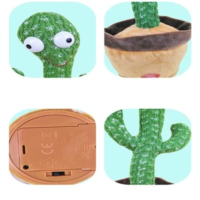 Brighten 1PC Plüschtiere Für Kinder Singendes, Sprechendes Und Tanzendes Kaktusspielzeug 7 Brighten 1PC Plüschtiere Für Kinder Singendes, Sprechendes Und Tanzendes Kaktusspielzeug – Bild 5