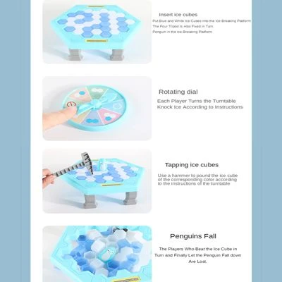 Brighten Tischspiele Lernspielzeug Pinguin Klopfen 6 Brighten Tischspiele Lernspielzeug Pinguin Klopfen – Bild 4