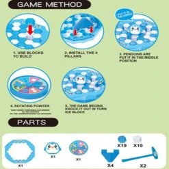 Brighten Schreibtischspielzeug Für Kinder Rette Den Kleinen Pinguin Und Breche Das Eiswürfelspiel 11 Brighten Schreibtischspielzeug Für Kinder Rette Den Kleinen Pinguin Und Breche Das Eiswürfelspiel -Spielzeug Rabatte Geschäft 29688420 04