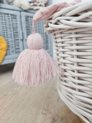 TinaForKids Puppenwiege Aus Weiden Mit Bettwäscheset, Puppenbett Weiß/Rosa 8 TinaForKids Puppenwiege Aus Weiden Mit Bettwäscheset, Puppenbett Weiß/Rosa – Bild 6