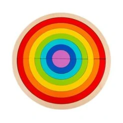Brighten Bausteinspielzeug Für Kinder Regenbogenblöcke, Tangram