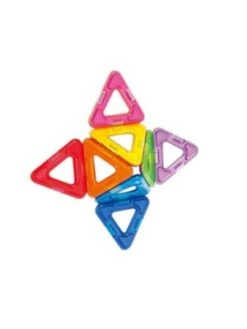MAGNIKON Magnetische Bausteine, 8 Stk. Dreiecke, Ersatzteile, Kleines Set -Spielzeug Rabatte Geschäft 29747183 03