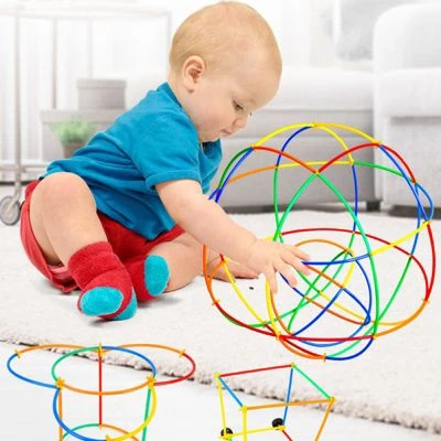 Debuy Spleißspielzeug Für Kinder DIY Strohbausteine 8 Debuy Spleißspielzeug Für Kinder DIY Strohbausteine – Bild 6