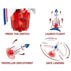 Syntek Outdoor-Spielzeug Für Kinder Fliegende Rakete 9 Syntek Outdoor-Spielzeug Für Kinder Fliegende Rakete -Spielzeug Rabatte Geschäft 29813553 03