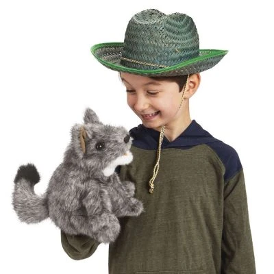 Folkmanis Handpuppe Kleiner Kojote / Small Coyote 5 Folkmanis Handpuppe Kleiner Kojote / Small Coyote – Bild 3