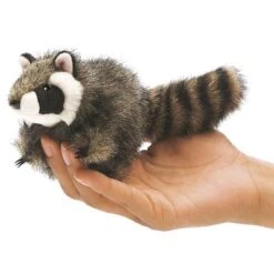 Folkmanis Fingerpuppe Mini Waschbär / Mini Raccoon