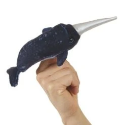 Folkmanis Fingerpuppe Mini Narwhal / Mini Narwal