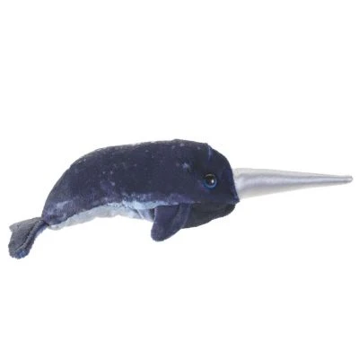 Folkmanis Fingerpuppe Mini Narwhal / Mini Narwal 4 Folkmanis Fingerpuppe Mini Narwhal / Mini Narwal – Bild 2