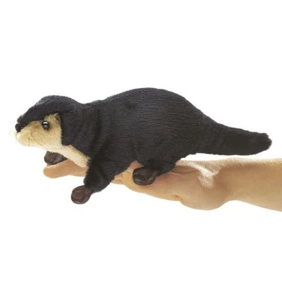 Folkmanis Fingerpuppe Mini Flussotter / Mini River Otter 3 Folkmanis Fingerpuppe Mini Flussotter / Mini River Otter