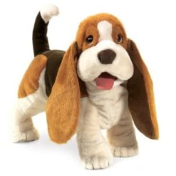 Folkmanis Handpuppe Basset / Basset Hound