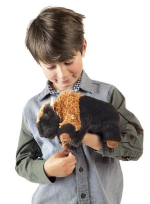 Folkmanis Handpuppe Kleiner Bison / Small Bison 4 Folkmanis Handpuppe Kleiner Bison / Small Bison – Bild 2