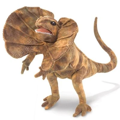Folkmanis Handpuppe Kragenechse / Frilled Lizard 3 Folkmanis Handpuppe Kragenechse / Frilled Lizard