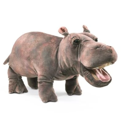Folkmanis Handpuppe Nilpferdbaby / Baby Hippo 3 Folkmanis Handpuppe Nilpferdbaby / Baby Hippo