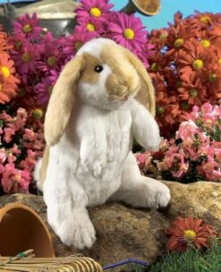 Folkmanis Handpuppe Stehender Hängeohrhase / Standing Lop Rabbit -Spielzeug Rabatte Geschäft 29881834 02