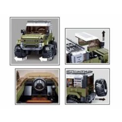 Sluban Klemmbausteine Amerikanischer SUV (317 Teile) -Spielzeug Rabatte Geschäft 30054169 04