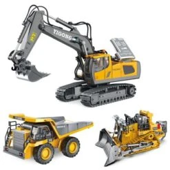 Debuy Maschinelle Antriebswerkzeuge Ferngesteuertes Spielzeug Alloy R/C Construction Vehicle Toys / Baufahrzeug / Bagger / Bulldozer -Spielzeug Rabatte Geschäft 30066968 03