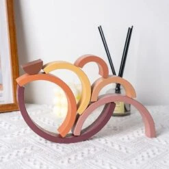 Debuy Holzbausteine Für Kinder Regenbogen Bausteinspielzeug Für Kinder -Spielzeug Rabatte Geschäft 30145954 03